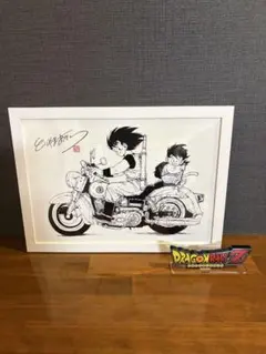 ドラゴンボールヒーローズ クリアポスター イラスト 孫悟空：ゼノ 額