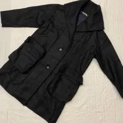横浜元町　comia バイエルンコート comia 横浜元町 コミア バイエルンコート 黒 コート ロング