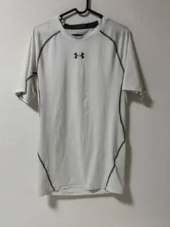 【未使用】Under Armour ホワイト 半袖 コンプレッションウェア