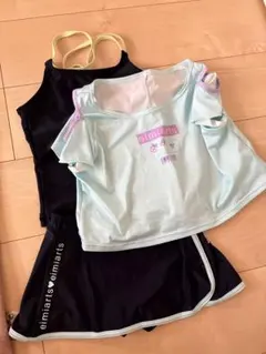 アリサナ　セパレート水着 130サイズ 水色　ミント