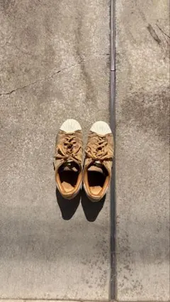 adidas スーパースター ブラウン vintageスニーカー