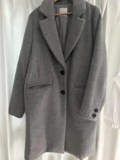 LOWRYS FARM チェスターコート グレー M