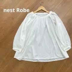 お値下げ！ネストローブ♡80リネンガーゼブラウジングプルオーバー