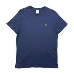 USA 古着 ブルックスブラザーズ Tシャツ 刺繍 メンズL ネイビーのサムネイル