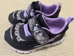 Moonstar ムーンスター クロミ スニーカー 16cm ブラック パープル