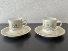 マニュファクチュールドモナコ ファインアート カップ＆ソーサー 2客 