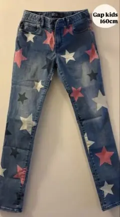 GAP KIDS（ギャップキッズ）スタープリント デニムパンツ 160cm