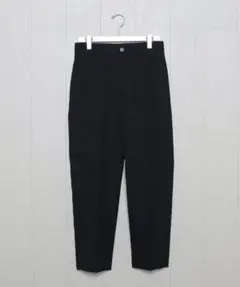 H WORSTED GENTLE TAPERD PANTS サイズM ブラック