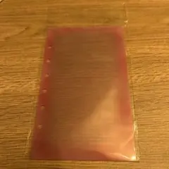 クーリア　とうめいシールシート　シール台紙　ピンク