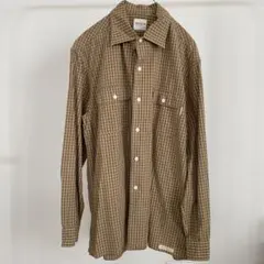 カールヘルム メンズ 長袖シャツ M チェック 秋 ピンクハウス papas