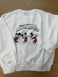 ミッキーマウス トレーナー XL ホワイト　韓国製