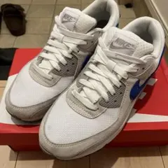 NIKE AIR MAX 90 ホワイト ブルー グレーのサムネイル
