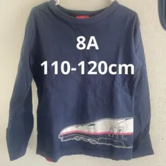 OJICO 新幹線柄　長袖Tシャツ　8Aサイズ