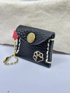 ハンドメイド　本革マルチケース　 キーホルダー　コインケース　リングケース