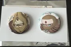 ゴールデンカムイ　どうぶつフォーゼ　缶バッジ　ヴァシリ