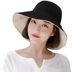UVカット 帽子 レディース 日よけ 紫外線対策 折りたたみ　両面用