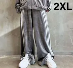 アディダスオリジナルス　レディース ベルベット ルーズ トラックパンツ　2XL