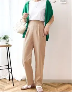 クラシカルエルフ テーパードパンツ S リネン ウエストゴムのサムネイル
