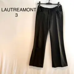 M180 ロートレアモン LAUTREAMONT フレアパンツ ブラック 3