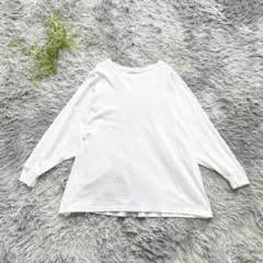 AMERICAN HOLIC【M】白 七分袖 カットソー 春夏 ゆるシルエットのサムネイル