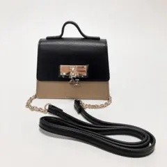 G146 未使用 ピンキー＆ダイアン ショルダー バッグ ベージュ レディースのサムネイル