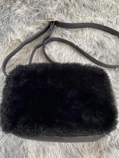 ジュンコシマダ PART2 BY ショルダーバッグ ブラック ファー