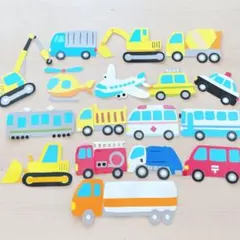 はたらく車 壁面 働く車 画用紙 ハンドメイド