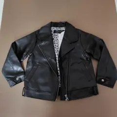 新品未使用 GRECOT ブラックライダースジャケット100cm
