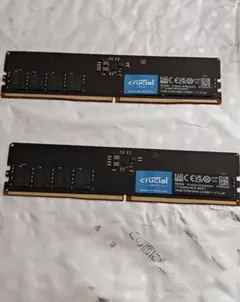 動作確認済　Crucial DDR5-5600 16GB×2枚　32GB