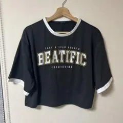 CHIP CLIP BEATIFIC クロップドショート丈Tシャツ