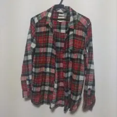 M アメリカンイーグル フランネル ネルシャツ アメカジ シャツ 古着 海外