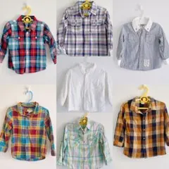 【ブランド】春のおでかけ90cm シャツ　まとめ売り無印GAP H&M F.O他