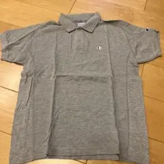 Champion グレー ポロシャツ Mサイズ
