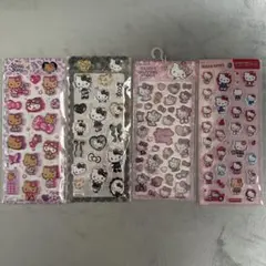 キティ　マシュマロシール　ぷくっとシール　ギャルキティ　日焼けキティ