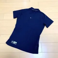 アンダーアーマー 野球　半袖アンダーシャツ　ネイビー　☆ 140㎝