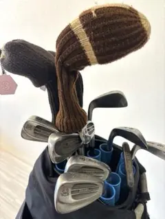 【引退品】ゴルフクラブセット メンズ　アンティーク　高級　つるやゴルフ　パター