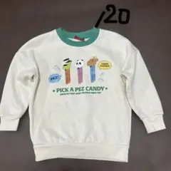 PEZ プリント トレーナー 120cm