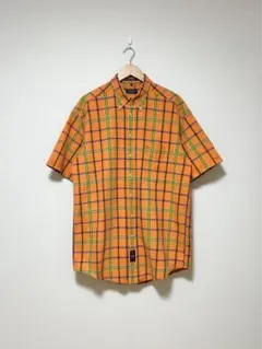 美品 ポトルガル製 GANT チェック ボタンダウン 半袖シャツ ヴィンテージのサムネイル