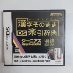 漢字そのまま DS楽引辞典