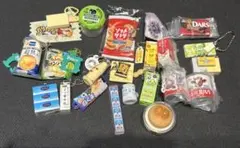 食品ミニチュア ガチャ Pasco 森永 明治 まとめ めじるしアクセサリー