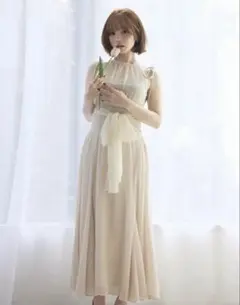 andmary Paula lacey long dress - メルカリ