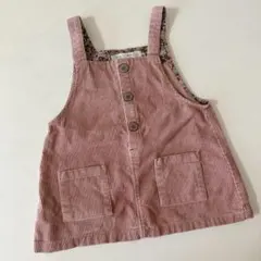 ZARA コーデュロイ　サロペット  オーバースカート　9〜12M 80