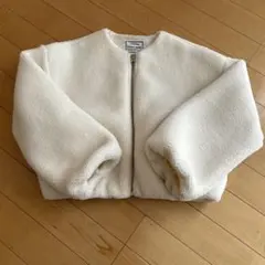 GLOBAL WORK ボアジャケット 130サイズ ホワイト