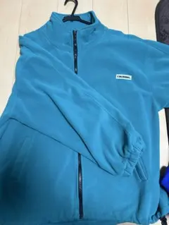 ターコイズ フルジップ フリースジャケット