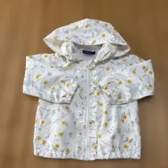 ムージョンジョン　花柄フード付きジャケットのサムネイル