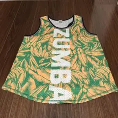 値下げしました。ZUMBA タンクトップ 葉柄　Mサイズ 正規品