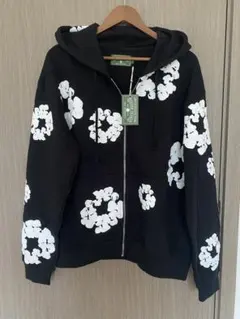 正規品 Denim Tears ジップパーカー ブラック Mサイズのサムネイル