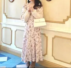 【SNIDEL】Sustainableバリエプリントワンピース