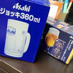 アサヒビールジョッキとワイングラスのサムネイル