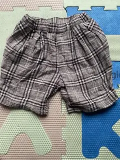 BREEZE チェック柄ハーフパンツ 120